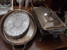 Collection of plated ware