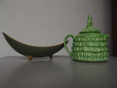 Carltonware bowl with trade label together with a