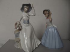 Two large Spanish figures