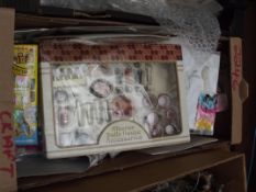 Box of art crafting sets