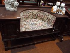 Two cupboard window seat