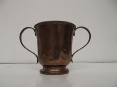 Early 19th century copper loving cup
