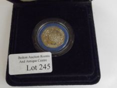 Royal Mint 1982 silver proof Piedfort twenty pence