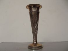 Silver bud vase