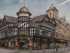 Watercolour of Whittaker's Bolton, signed Robinson