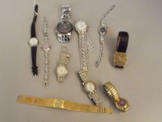 Collection of 10 lady's and gent's wristwatches