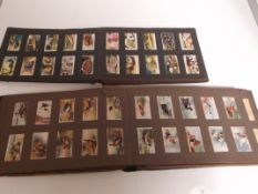 2 albums of cigarette cards