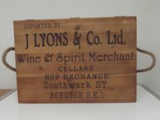 Wooden (12 bottles) wine box