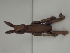 Wooden shelf rabbit