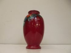 Poole pottery vase