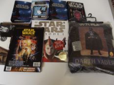 Collection of Star Wars books, magazines, Darth Va