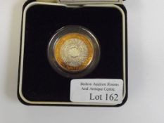 Royal Mint 1997 silver proof Piedfort £2 coin