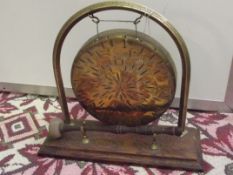 Brass dinner gong