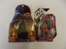 Two Star Wars figures. Darth Vader Celebration III