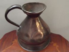 Midland Railway copper haystack jug