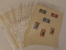 14 envelopes of stamps