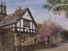 Watercolour of The Cottage Suite Smithills Coachin