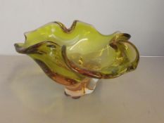 Art glass bowl