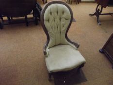 Spoon back nursing chair