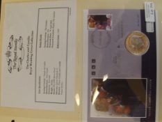 Silver one crown First Day Cover H.R.C Prince Char