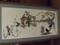 Framed needle work