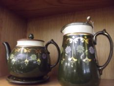 Early 20th century teapot and water jug
