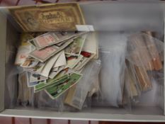 Large collection of cigarette cards