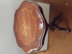 Inlaid wine table