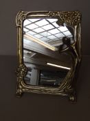 Art nouveau style mirror