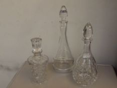3 decanters