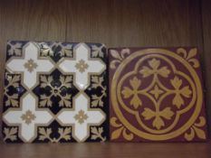 Two Mintons tiles