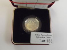 Royal Mint 1983 silver proof one pound coin