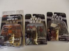 Three Star Wars figures