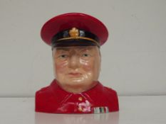 Carltonware Churchill Toby jug
