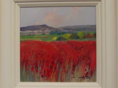 Framed oil on canvas signed Torres