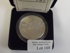 2005 Royal Mint £5 Nelson silver Piedfort