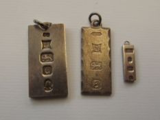 3 silver ingot