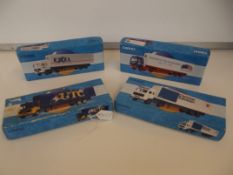 4 Corgi trucks, boxed