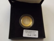 Royal Mint Olympiad London 1908 silver proof two p