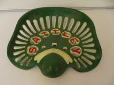 Cast iron Sattley tractor seat