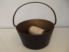 Brass jam pan