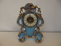Ceramic quartz mantel clock