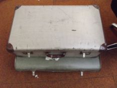 Two vintage cases and contents