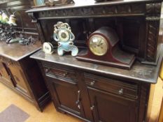 Oak court cupboard