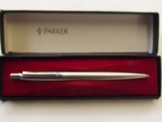 Cased ball point pen
