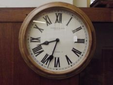 Foxdale & Sons large station style clock