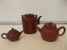 Yixing teapots x3 AF