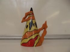 Lorna Bailey Conical sugar shaker, fire, c/club