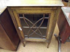 Oak music cabinet