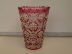 Flash glass vase